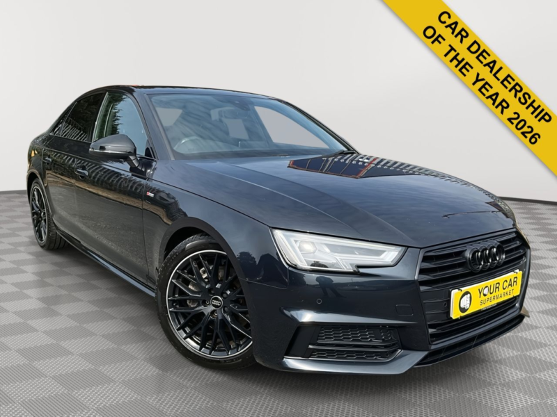 2018 Audi A4 2.0 Tdi Black Edition Saloon 4dr Diesel S Tronic Euro 6 (s/s) (150 Ps) in Blue — image 1