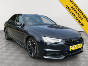 2018 Audi A4 2.0 Tdi Black Edition Saloon 4dr Diesel S Tronic Euro 6 (s/s) (150 Ps) in Blue — image 2