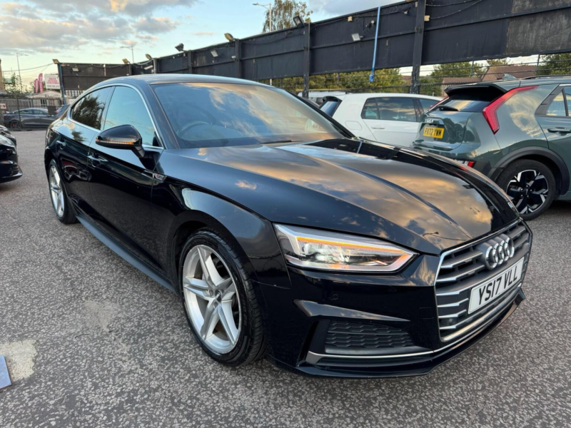 2017 Audi A5 2.0 Tdi Ultra S Line Sportback S Tronic Euro 6 (s/s) 5dr in Black — image 1