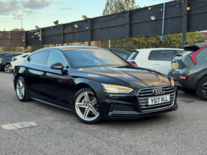 2017 Audi A5 2.0 Tdi Ultra S Line Sportback S Tronic Euro 6 (s/s) 5dr in Black — image 6
