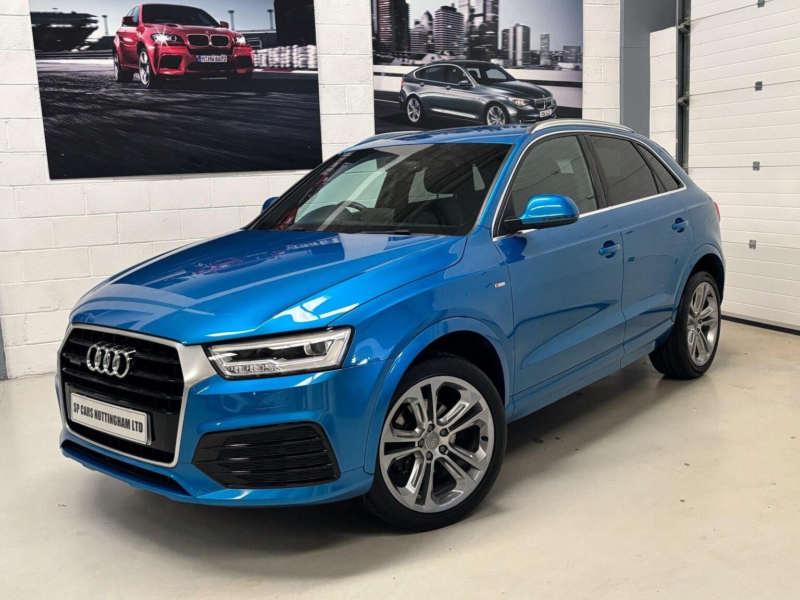 2016 Audi Q3 2.0 Tdi S Line Plus Quattro Euro 6 (s/s) 5dr in Blue — image 1
