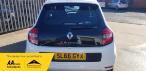 2016 Renault Twingo 1.0l Dynamique Sce S/s Hatchback 5dr Petrol Manual Euro 6 (70 Bhp) in White — image 4