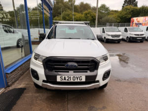 2021 Ford Ranger 2.0 Ecoblue Wildtrak Pickup Double Cab 4dr Diesel Auto 4WD Euro 6 213 Ps in White — image 2