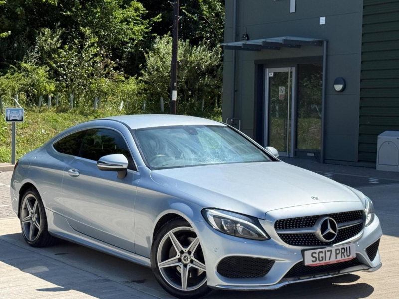 2017 Mercedes-Benz C Class 2.1 C220d Amg Line G-Tronic+ Euro 6 (s/s) 2dr in Silver — image 1