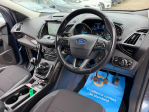 2018 Ford Kuga 1.5 Tdci Titanium Euro 6 (s/s) 5dr in Blue — image 3