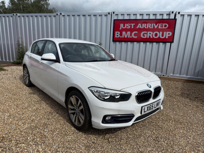 2015 BMW 1 Series 1.5 118i Sport Euro 6 (s/s) 5dr in White — image 1
