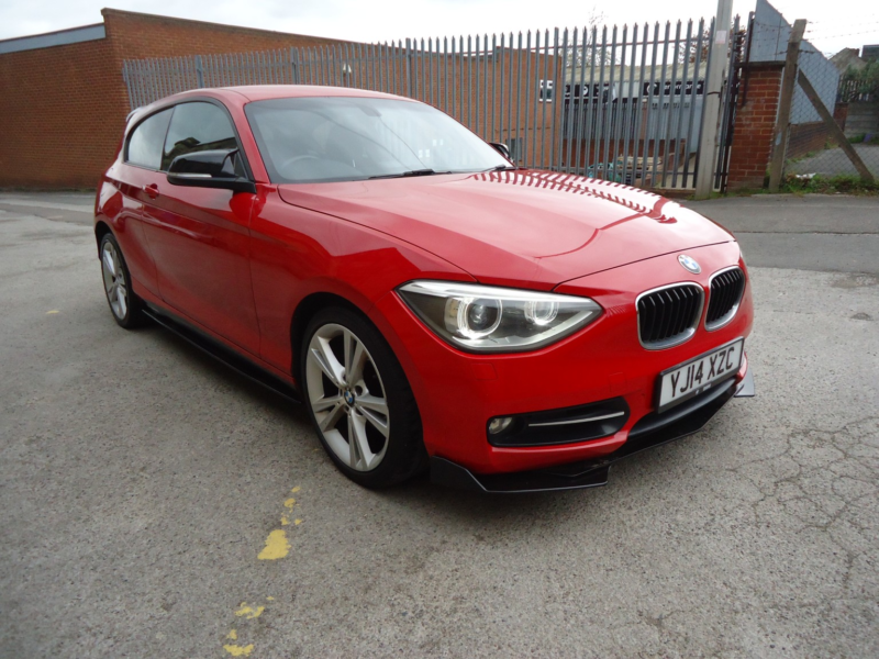 2014 BMW 1 Series 2.0 120d Sport 3 Door in Red — image 1