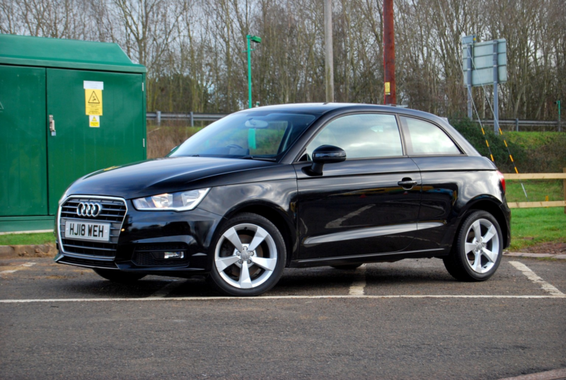 2018 Audi A1 1.4 Tfsi Sport 3-Door - 47,500 Miles - Sat Nav, 16inch Alloys, Rear Sensors, Cruise - Black in Black — image 1