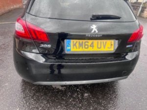 2014 Peugeot 308 2.0 Bluehdi Feline Euro 6 (s/s) 5dr in Black — image 4