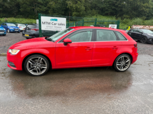 2014 Audi A3 2.0 Tdi Sport Sportback 5dr Diesel Manual Euro 6 (s/s) (184 Ps) in Red — image 3