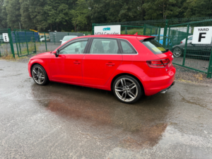 2014 Audi A3 2.0 Tdi Sport Sportback 5dr Diesel Manual Euro 6 (s/s) (184 Ps) in Red — image 4