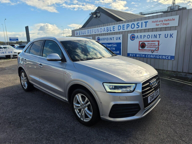 2016 Audi Q3 1.4 Tfsi Cod S Line Euro 6 (s/s) 5dr in Silver — image 1