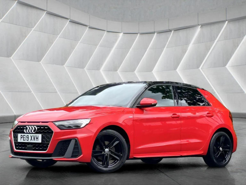 2019 Audi A1 1.0 Tfsi 30 S Line Sportback S Tronic Euro 6 (s/s) 5dr in Red — image 1