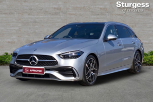 2023 Mercedes-Benz C Class 2.0 C300h Mhev Amg Line (premium Plus) G-Tronic+ Euro 6 (s/s) 5dr in Silver — image 3