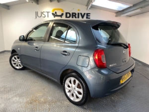2013 Nissan Micra 1.2 Acenta Hatchback 5dr Petrol CVT Euro 5 (80 Ps) in Grey — image 3