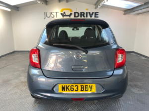 2013 Nissan Micra 1.2 Acenta Hatchback 5dr Petrol CVT Euro 5 (80 Ps) in Grey — image 4