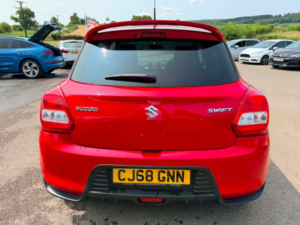2019 Suzuki Swift 1.2 Dualjet Attitude Hatchback 5dr Petrol Manual Euro 6 (s/s) (90 Ps) in Red — image 3
