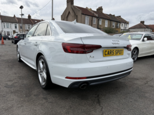 2018 Audi A4 2.0 Tfsi Sport S Line Fresh Import Verified Mile Finance Avb in White — image 4