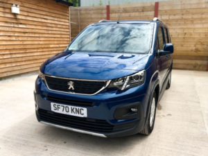 2020 Peugeot Rifter 4 SEAT Auto Wheelchair Accessible Disabled Access Vehicle Wav in Blue — image 6