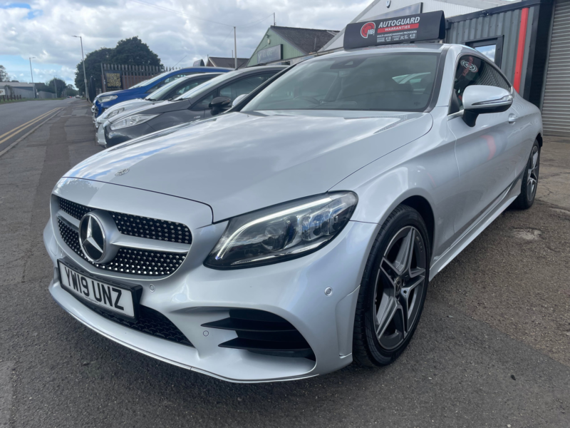 2019 Mercedes-Benz C Class 2.0 C220d Amg Line (premium) Coupe 2dr Diesel G-Tronic+ Euro 6 (s/s) (194 Ps) in Silver — image 1