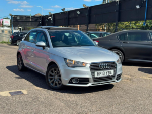 2013 Audi A1 1.4 Tfsi Sport Sportback S Tronic Euro 5 (s/s) 5dr in Silver — image 3