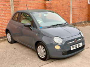 2012 Fiat 500 1.2 Pop Euro 4 3dr in Grey — image 2
