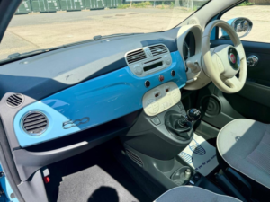 2015 Fiat 500 0.9 Twinair Lounge Euro 6 (s/s) 3dr in Blue — image 4