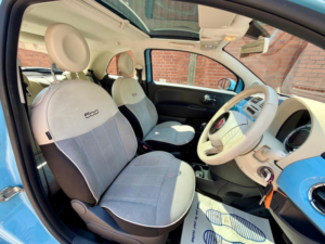 2015 Fiat 500 0.9 Twinair Lounge Euro 6 (s/s) 3dr in Blue — image 5