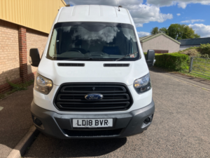 2018 Ford Transit 2.0 350 Ecoblue Panel Van 5dr Diesel Manual Fwd L2 H3 Euro 6 (130 Ps) in White — image 2