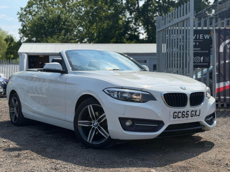 2015 BMW 2 Series 1.5 218i Sport Euro 6 (s/s) 2dr in White — image 1