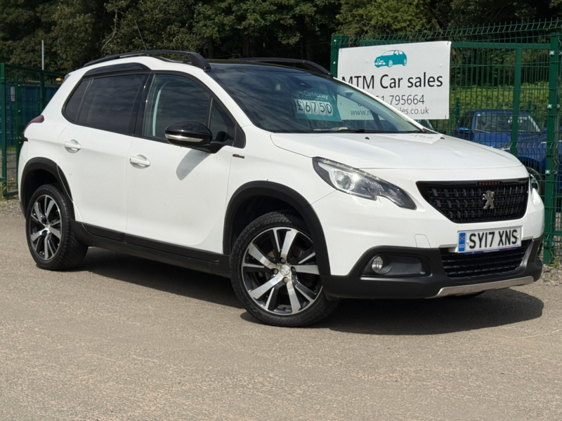 2017 Peugeot 2008 1.2 Puretech Gt Line SUV 5dr Petrol Manual Euro 6 (s/s) (130 Ps) in White — image 1