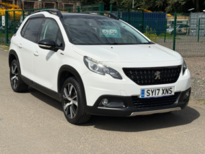2017 Peugeot 2008 1.2 Puretech Gt Line SUV 5dr Petrol Manual Euro 6 (s/s) (130 Ps) in White — image 3