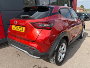 2021 Nissan Juke 1.0 Dig-T Tekna Dct Auto Euro 6 (s/s) 5dr in Red — image 4