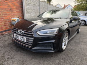 2017 Audi A5 2.0 Tdi S Line Sportback 5dr Diesel S Tronic Quattro Euro 6 (s/s) (190 Ps) in Black — image 4