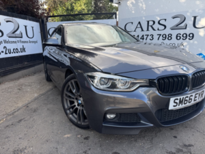 2016 BMW 3 Series 2.0 320d Xdrive M Sport Saloon in Grey — image 2