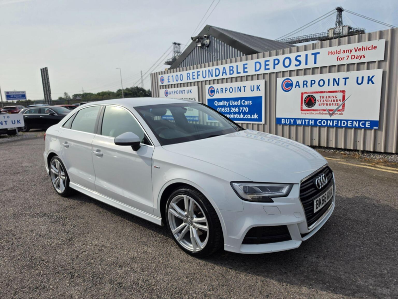 2018 Audi A3 1.5 Tfsi Cod 35 S Line Euro 6 (s/s) 4dr in White — image 1