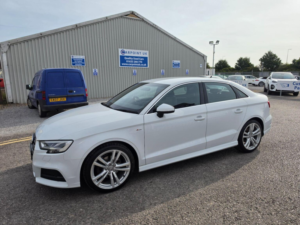 2018 Audi A3 1.5 Tfsi Cod 35 S Line Euro 6 (s/s) 4dr in White — image 3