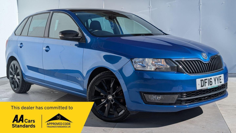 2016 Skoda Rapid Spaceback 1.2 Tsi Se Sport Euro 6 (s/s) 5dr in Blue — image 1