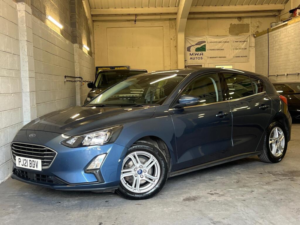 2021 Ford Focus 1.0t Ecoboost Zetec Hatchback 5dr Petrol Manual Euro 6 (s/s) (125 Ps) in Blue — image 3