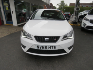 2017 SEAT Ibiza 1.2 Tsi Fr Sport Coupe Euro 6 3dr in White — image 2
