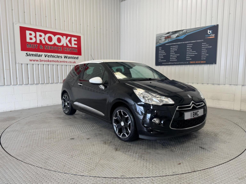 2013 Citroen Ds3 1.6 Vti Dstyle Plus Auto Euro 5 3dr in Black — image 1