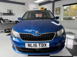 2016 Skoda Fabia 1.2 Tsi Se Euro 6 (s/s) 5dr in Blue — image 2