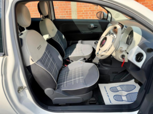 2016 Fiat 500 1.2 Lounge Euro 6 (s/s) 3dr in White — image 3