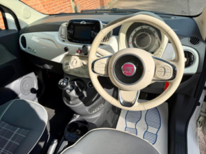 2016 Fiat 500 1.2 Lounge Euro 6 (s/s) 3dr in White — image 5