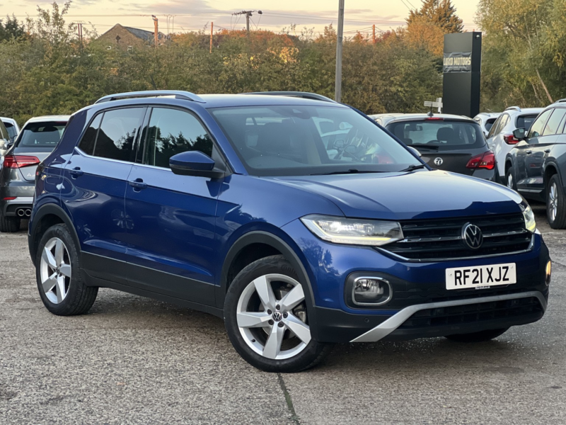 2021 Volkswagen T-Cross 1.0 Tsi Sel in Blue — image 1