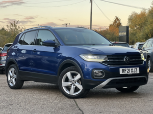 2021 Volkswagen T-Cross 1.0 Tsi Sel in Blue — image 2