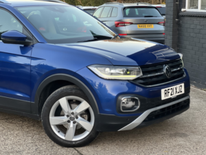2021 Volkswagen T-Cross 1.0 Tsi Sel in Blue — image 4