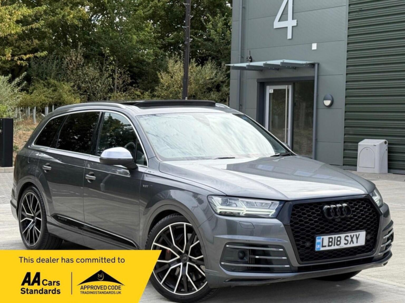 2018 Audi Sq7 4.0 Tdi V8 Tiptronic Quattro Euro 6 (s/s) 5dr in Grey — image 1