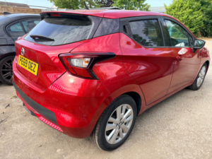 2019 Nissan Micra 1.0 Ig-T Acenta Hatchback 5dr Petrol Xtron Euro 6 (s/s) (100 Ps) in Red — image 2