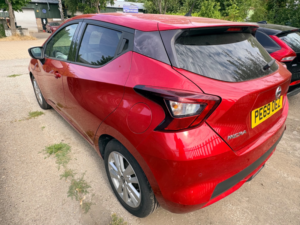 2019 Nissan Micra 1.0 Ig-T Acenta Hatchback 5dr Petrol Xtron Euro 6 (s/s) (100 Ps) in Red — image 3